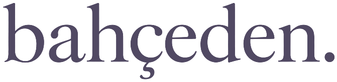 bahçeden.